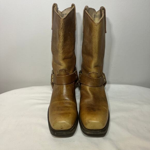Durango Boots RD592 Western Cowboy Brown Leather Riding Harness Mid Calf 7M - Picture 3 of 9